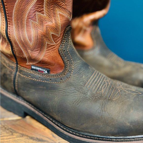 Wolverine W10764 Dark Brown Men’s Rancher Work Boot. Steel Toe, ASTM F2413-18. - Picture 5 of 9